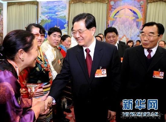两会授权发布:胡锦涛吴邦国贾庆林习近平分别参加全国两会一些团组审议和讨论
