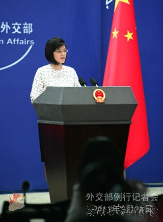 2011年3月24日外交部发言人姜瑜举行例行记者会