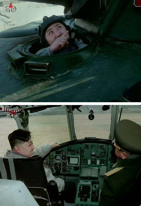 朝媒:金正恩曾与父参观导弹发射视察三军(图)